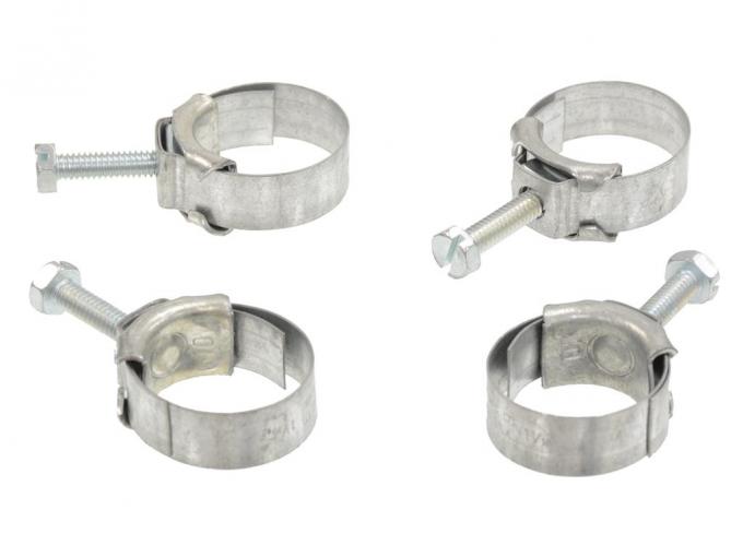 68-79 AIR /Smog Pump To Tube Hose Clamps 1 1/16" - Set Of 4