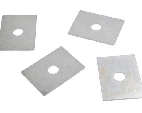 58-60 Rear Bumper Metal Shim - Square - Set Of 4