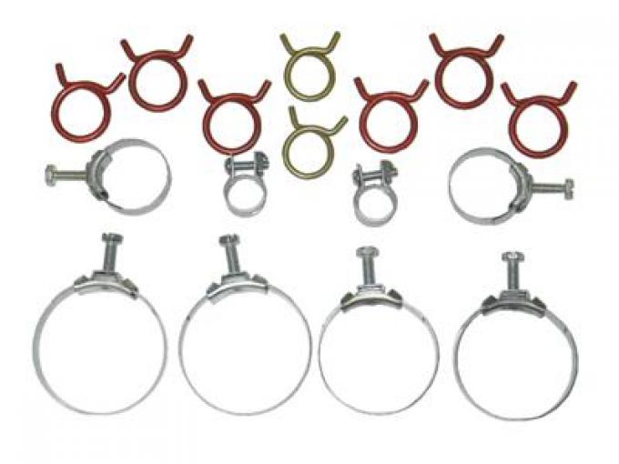 65 Hose Clamp Set - Dated 396 ( Correct Wittek ) 16 Pieces