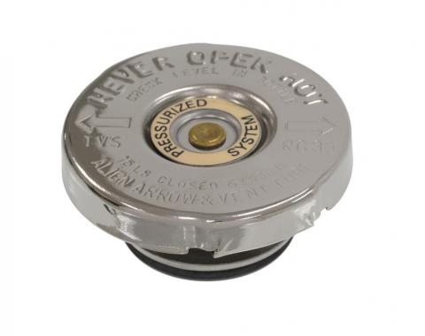 73-82 Radiator Cap - Polished Stainless Steel