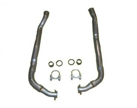 68-74 Exhaust Pipe - Front Left And Right 327 / 350 Automatic Hi-performance