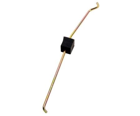 78-82 LH Rear Vertical Door Lock Rod with Grommet