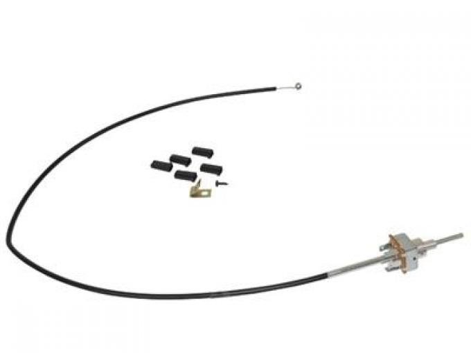66-67 Air Conditioning Blower Switch - Includes Air Inlet Cable