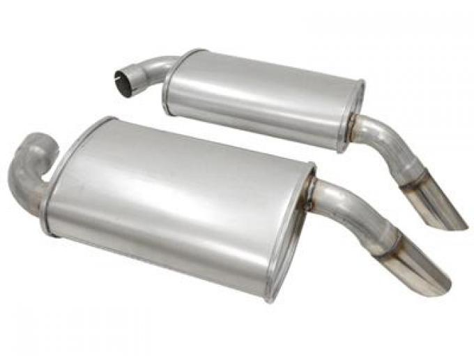 78-82 Muffler - 78 L82 / 79-82 All 2 1/2" With Stainless Steel Tip