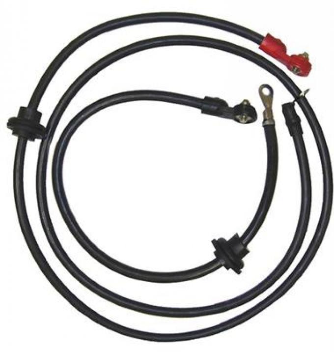 70 Battery Cable - Side Post With Grommets Correct 2 Gauge