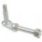63-82 Shock Absorber Mount Bracket - Rear Lower Left With Slotted / Castle Nut