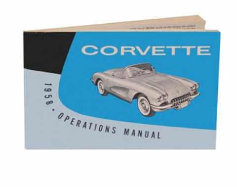 58 Owners Manual - Quality Reprints!