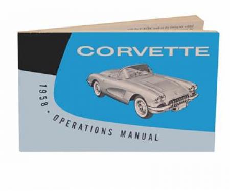 58 Owners Manual - Quality Reprints!