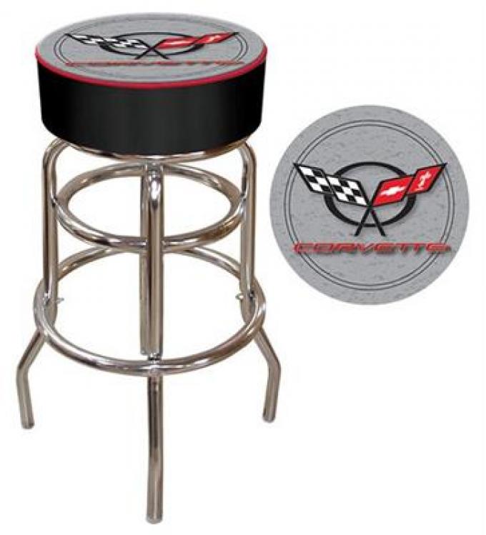 Counter Stool - Gray With C5 Logo