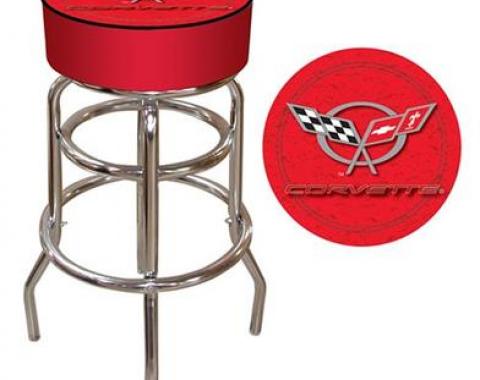 Counter Stool - Red With C5 Logo