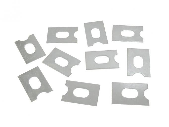 53-62 Body Mount Shim Set - Metal - 10 Pieces