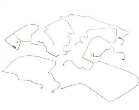 94 Brake Line - Stainless Steel - 8 Pieces