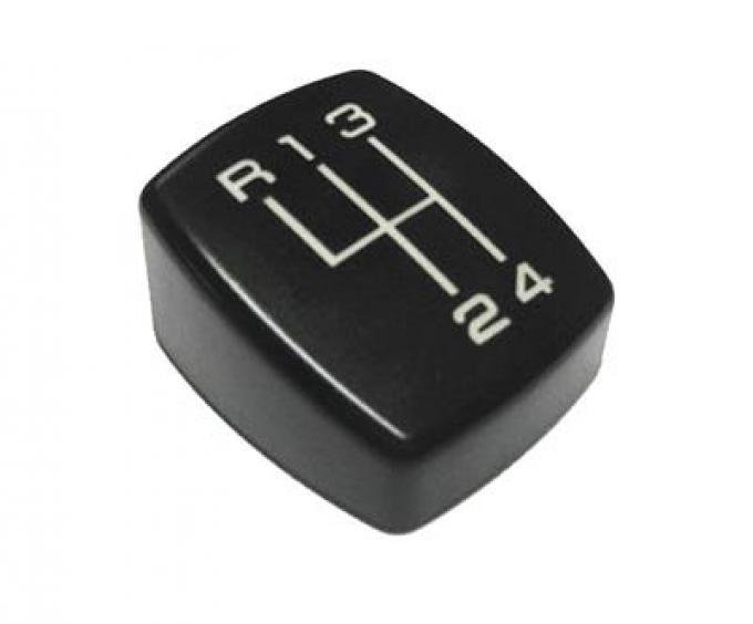 84-85 Shifter Knob Button - 4 Speed Pattern