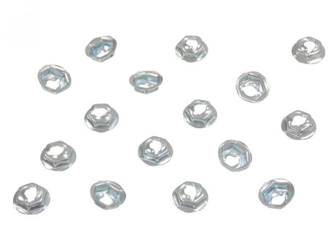 63 Hood Grille Speednut Set - 16 Pieces