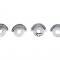65-67 Dash Bezel Set - No Air Conditioning - 4 Pieces