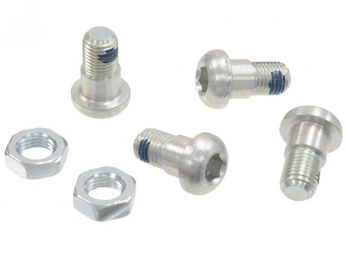 66-68 Seat Belt Bolt Kit With Shoulder Harness - 4 Special Bolts 2 Nuts