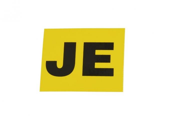 67 Valve Cover Engine Code Decal "JE" L71 435 HP 4 Speed