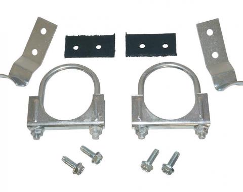 74-79 Center Exhaust Hanger - 2" Automatic With Dual Exhaust