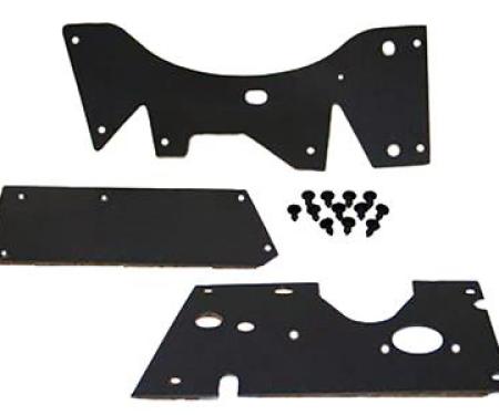 58-61 Firewall Insulation - With Fasteners No Heater