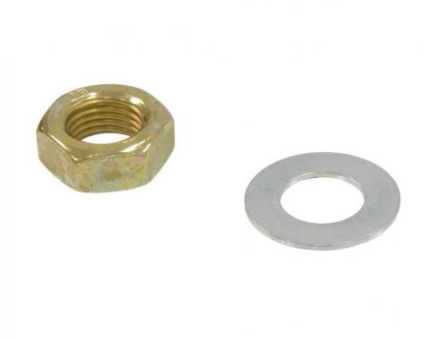 56-68 Steering Wheel Mount Nut With Washer - Standard Column