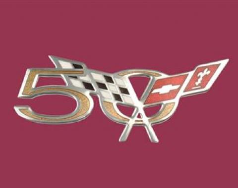 03 Fender Emblem - 50th Anniversary Stock