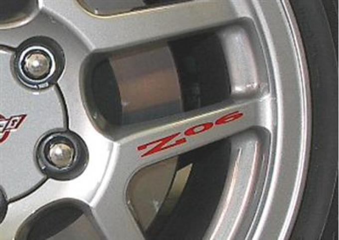 01-04 Z06 Wheel Spoke Decal - Set Of 4