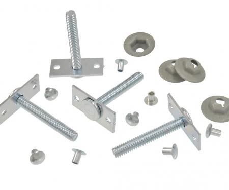 68-82 Heater Box Stud And Nut Set - To Firewall No Air Conditioning