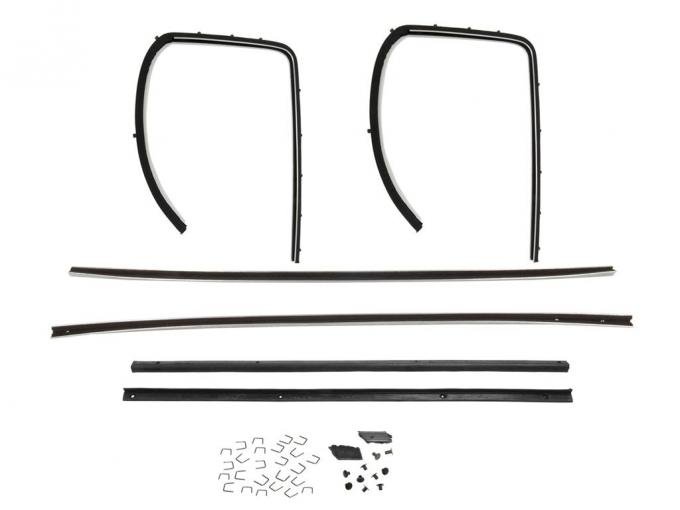 64 Door Window Seals / Felts Kit - Coupe
