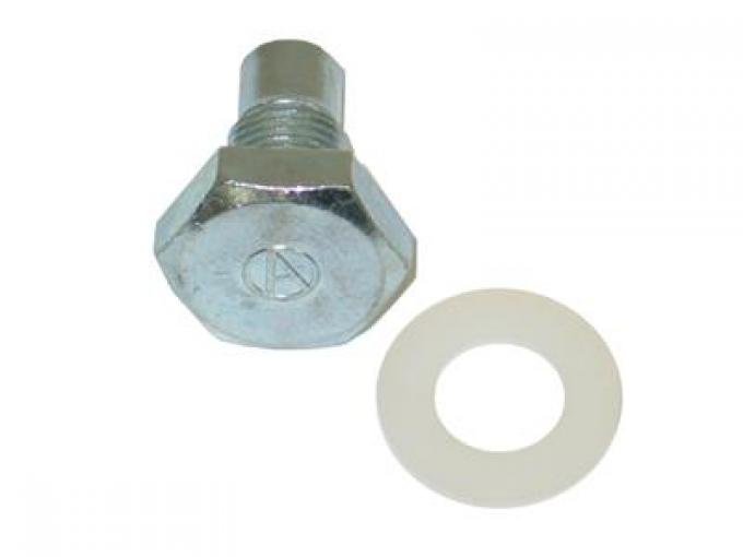 63-67 Powerglide Transmission Drain Plug - Correct "A" Headmark