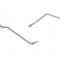 88-91 Engine To Fuel Tank 2 Piece Line Set - Steel