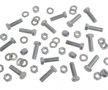 53-62 Front Crossmember to Frame "TR" Bolts Set with Nuts - 48 Pieces