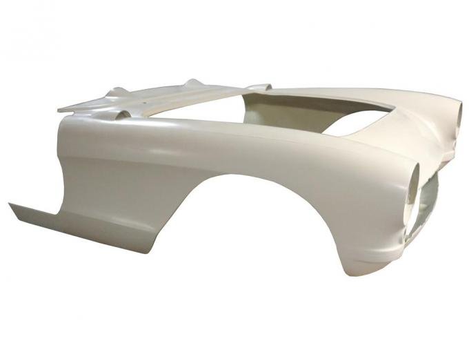 56-57 Front End With Cowl And Upper Dash - Hand Laid - 1 Piece