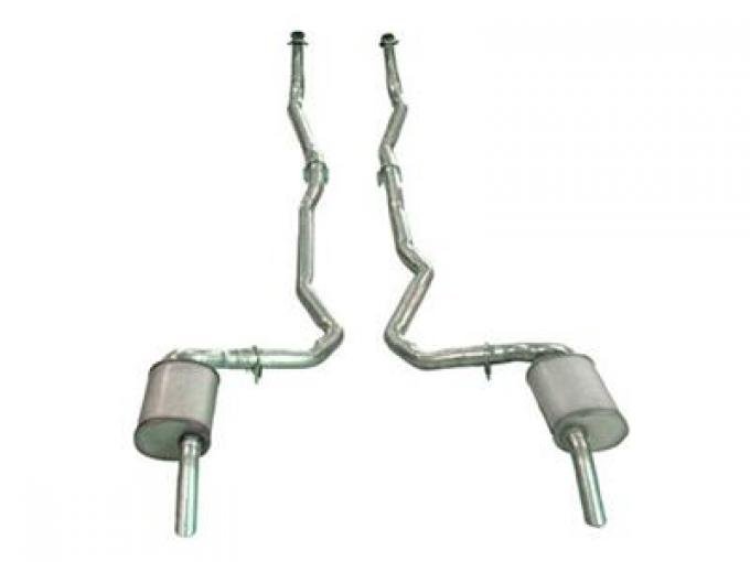 1974-1979 Hideaway Dual Exhaust System 350 4-Speed 2"