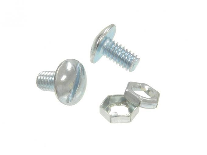 56-62 Front or Rear License Plate Screws and Nuts Mounting Kit