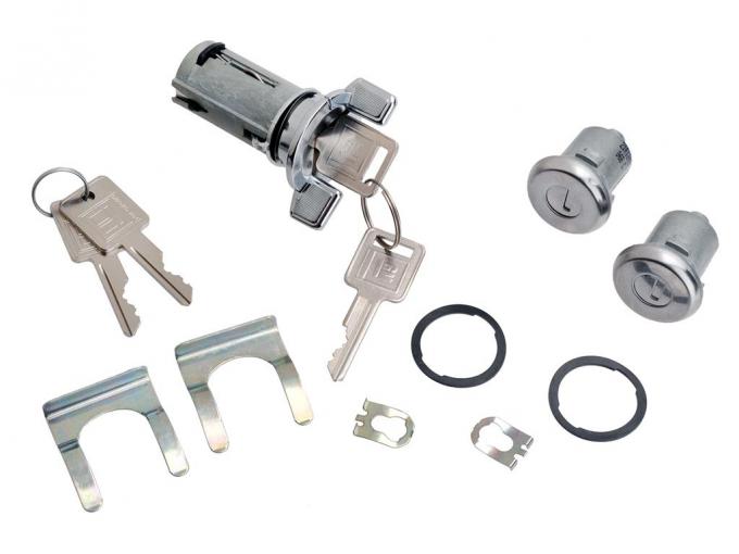 69-77 Ignition And Door Lock With Keys - Replacement (Set of 3)