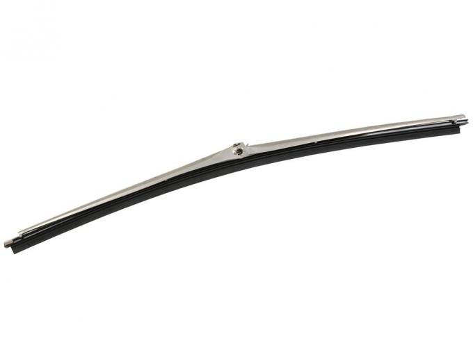 68-82 Windshield Wiper Blade w/Insert - Silver Satin Finish