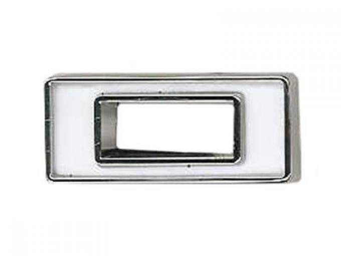 Emblem - White # 0 Hood / Fender
