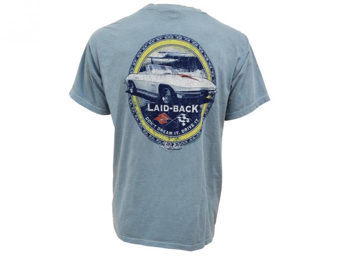 T-Shirt Men's Laid Back Ice Blue Don't Dream It Drive It 67