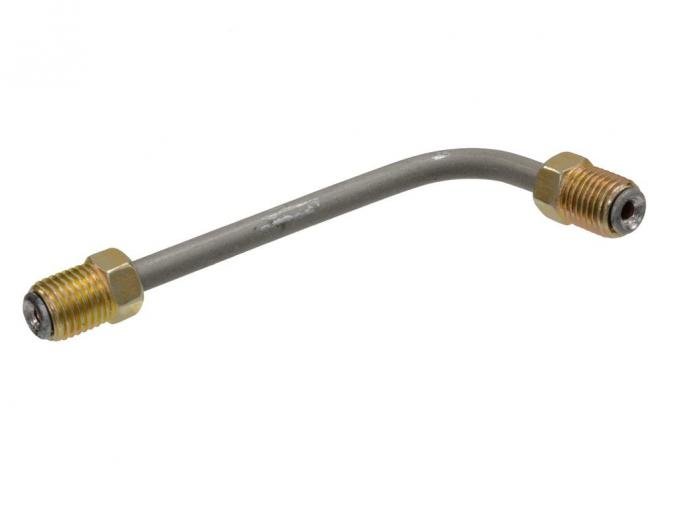 63-68 Left Front Brake Line - Block To Rubber Hose