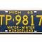 Corvette License Plate Frame / Bezel - Clip-On Stainless Steel