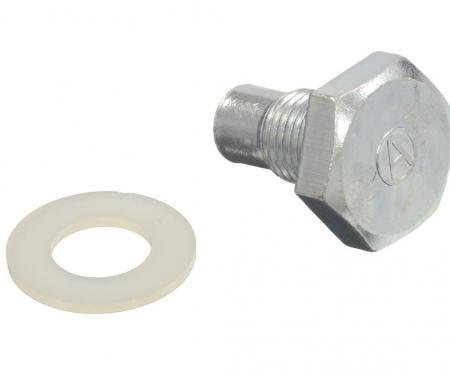 56-68 327 Engine Oil Drain Plug - Correct "A" Headmark