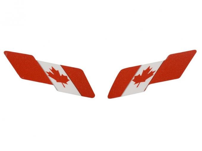 97-04 Emblem - Canadian Flag Overlay Decal