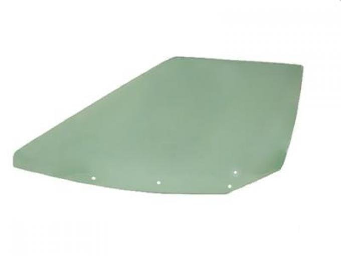 84-96 Door Glass - Left ( Green Tint )