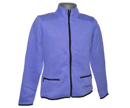 Jacket Womens Periwinkle Full Zip With Corvette Script