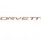 97-04 Front Corvette Polyurethane Letters / Emblem