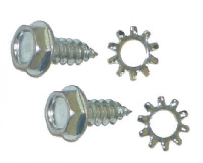 63-64 Antenna Mount Screw - Lower With Lockwasher