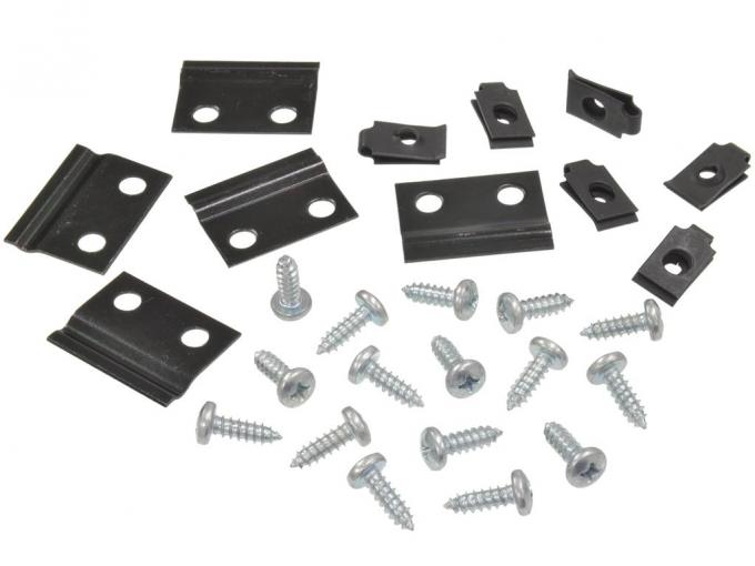 63-64 Grille Moulding Mounting Kit - 27 Pieces