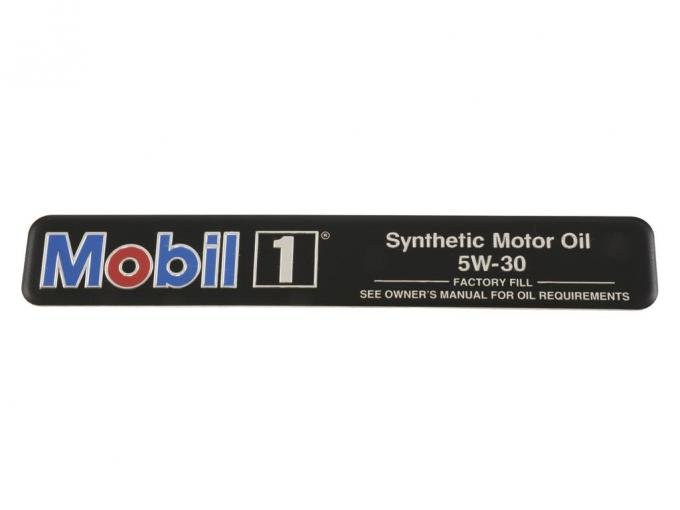 93-96 Under Hood Emblem - Late '93 Mobil 1