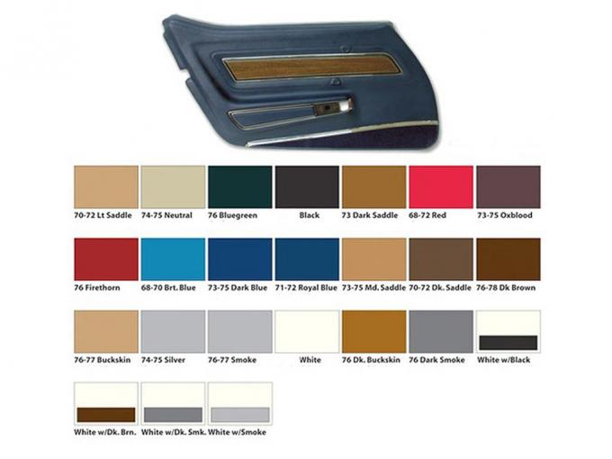 70-76 Door Panel - Deluxe Right