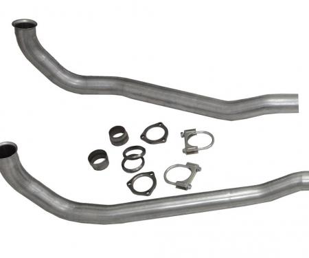 64-65 Exhaust Pipe - Front Hi Performance 2 1/2" 4 Speed